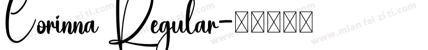 Corinna Regular字体转换